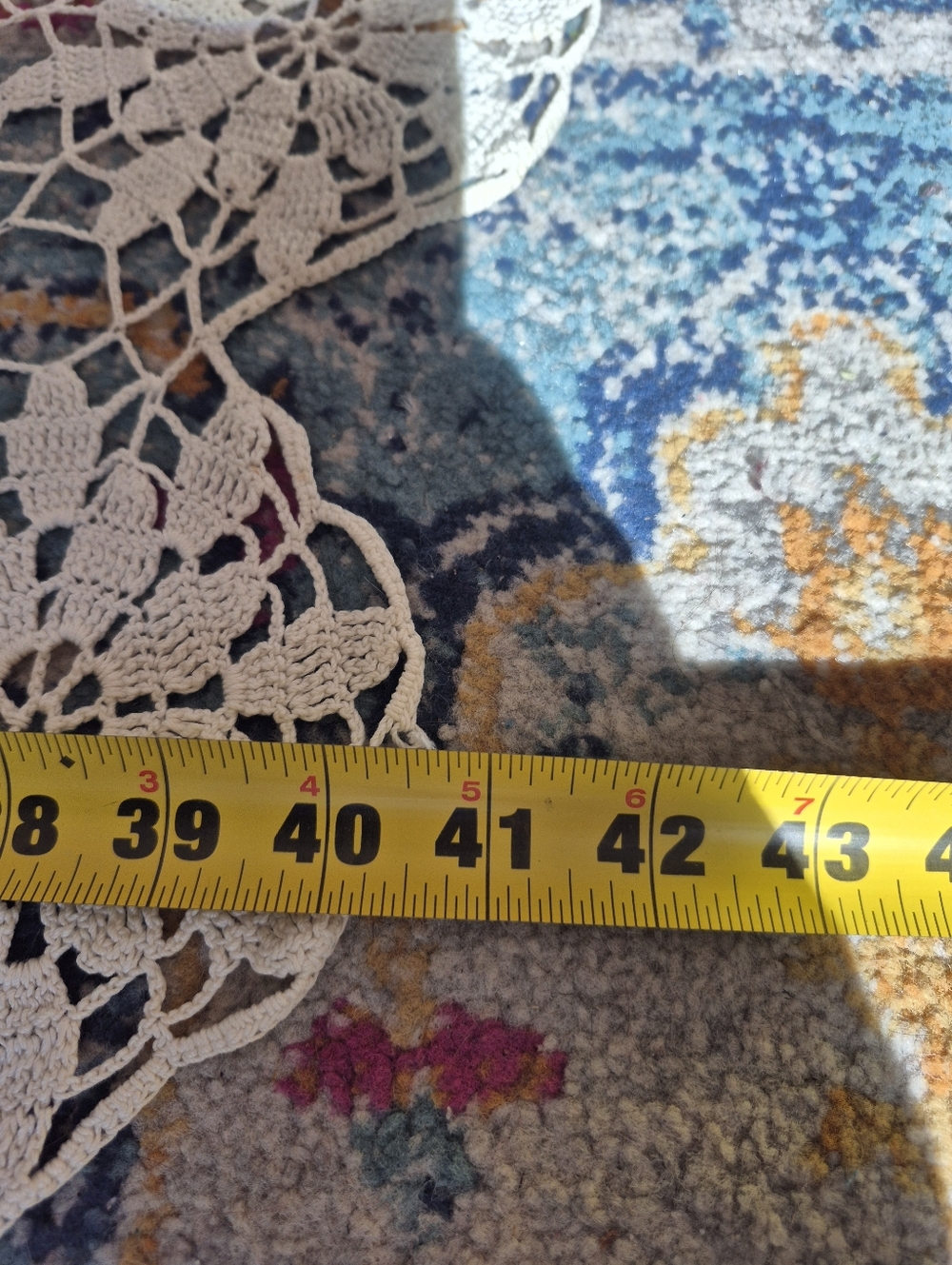 Crochet Table Cloth Floral Pattern - Picture 8 of 8
